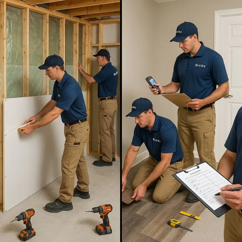 Repairs and Reconstruction process in Walker County, TX
