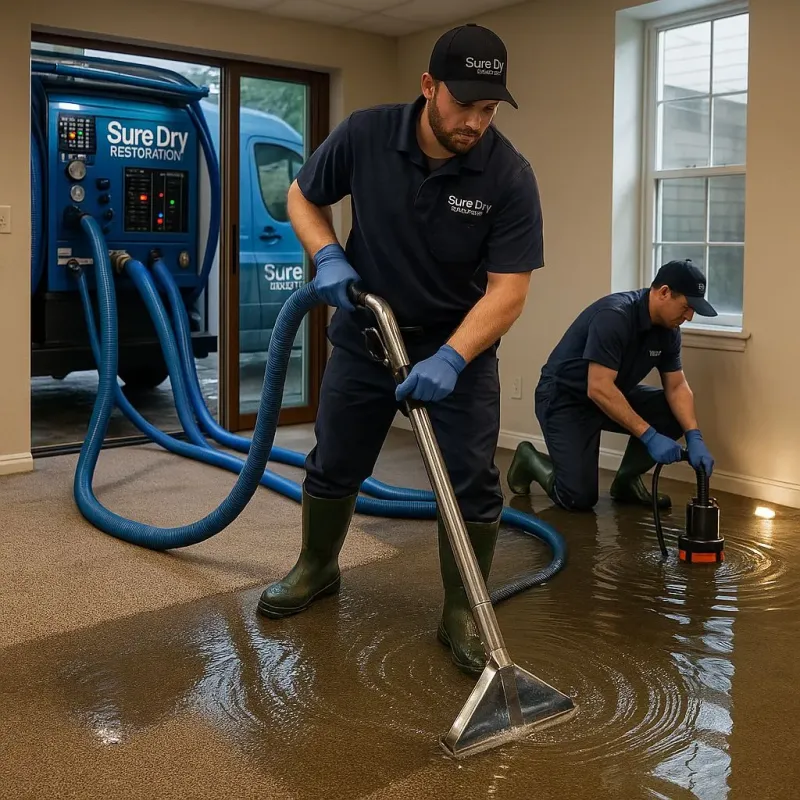 Water Extraction and Removal process in Walker County, TX